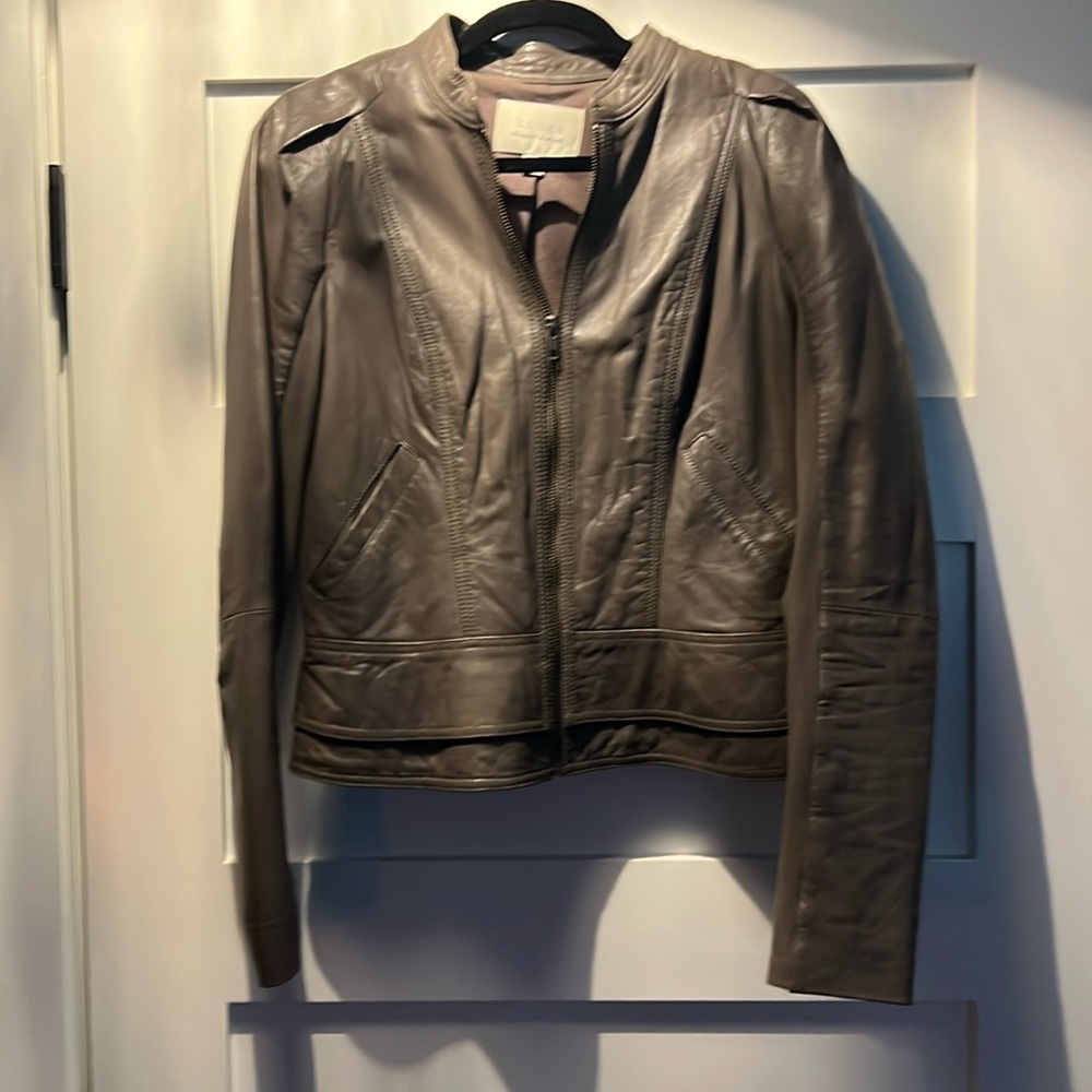 Hinge Leather Jacket